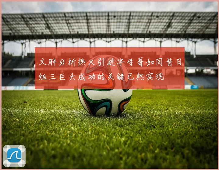 文胖分析热火引进字母哥如同昔日组三巨头成功的关键已然实现
